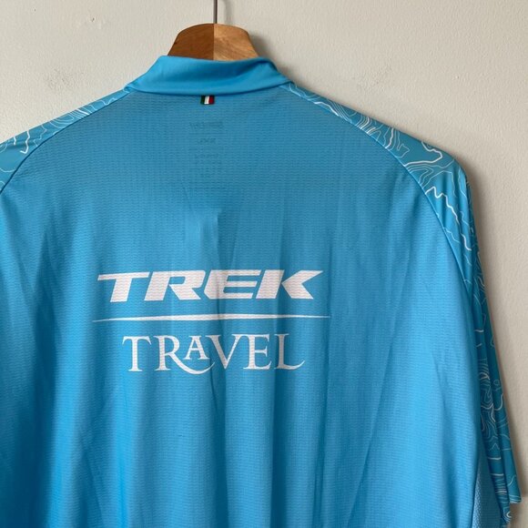 Santini Trek Travel Blue Cycling Jersey Men's Italy Size 3XL - Picture 8 of 9